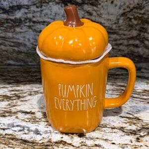 Rae Dunn “Pumpkin Everything” Orange Mug